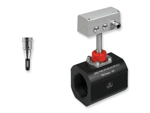 EE772 - Multifunctional Flow Sensor for Compressed Air and Gases DN40 (1 1/2") - DN80 (3") / 40 bar (580 psi)